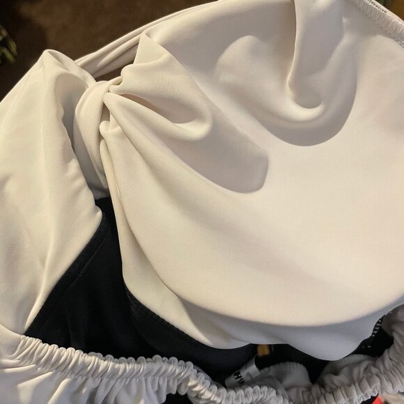 COCOSHIP Women's Vintage Sailor Pin Up Swimsuit Retro Skirtini One Piece 4XL - Picture 6 of 11